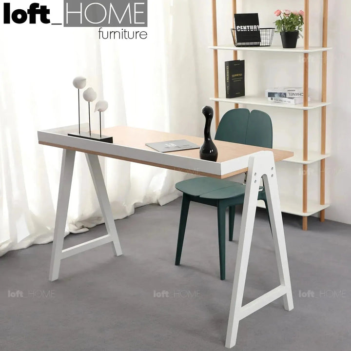 Modern Wood Study Table KOMPAS