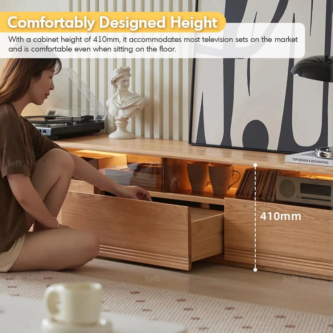 Scandinavian Wood TV Console VOGUE