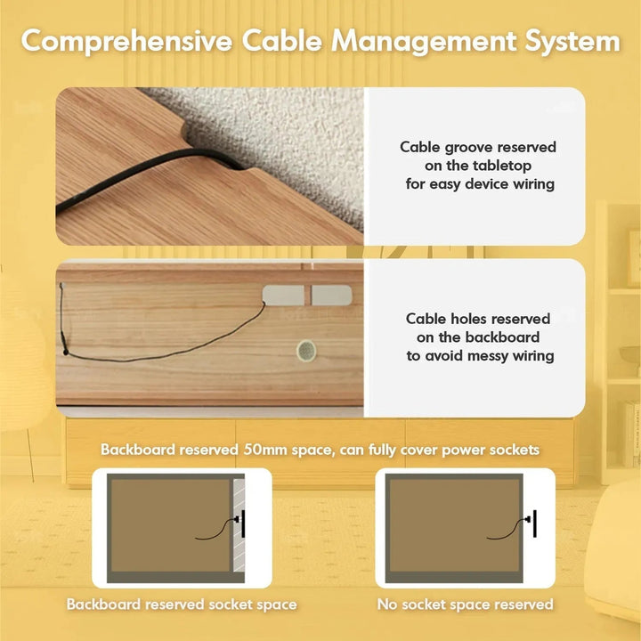 Scandinavian Wood TV Console VOGUE