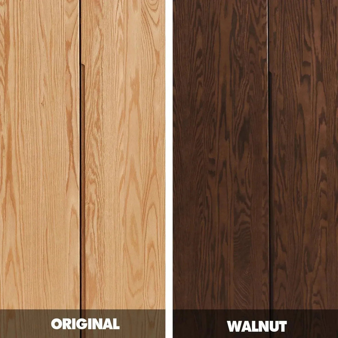 Scandinavian wood wardrobe belle in real life style.