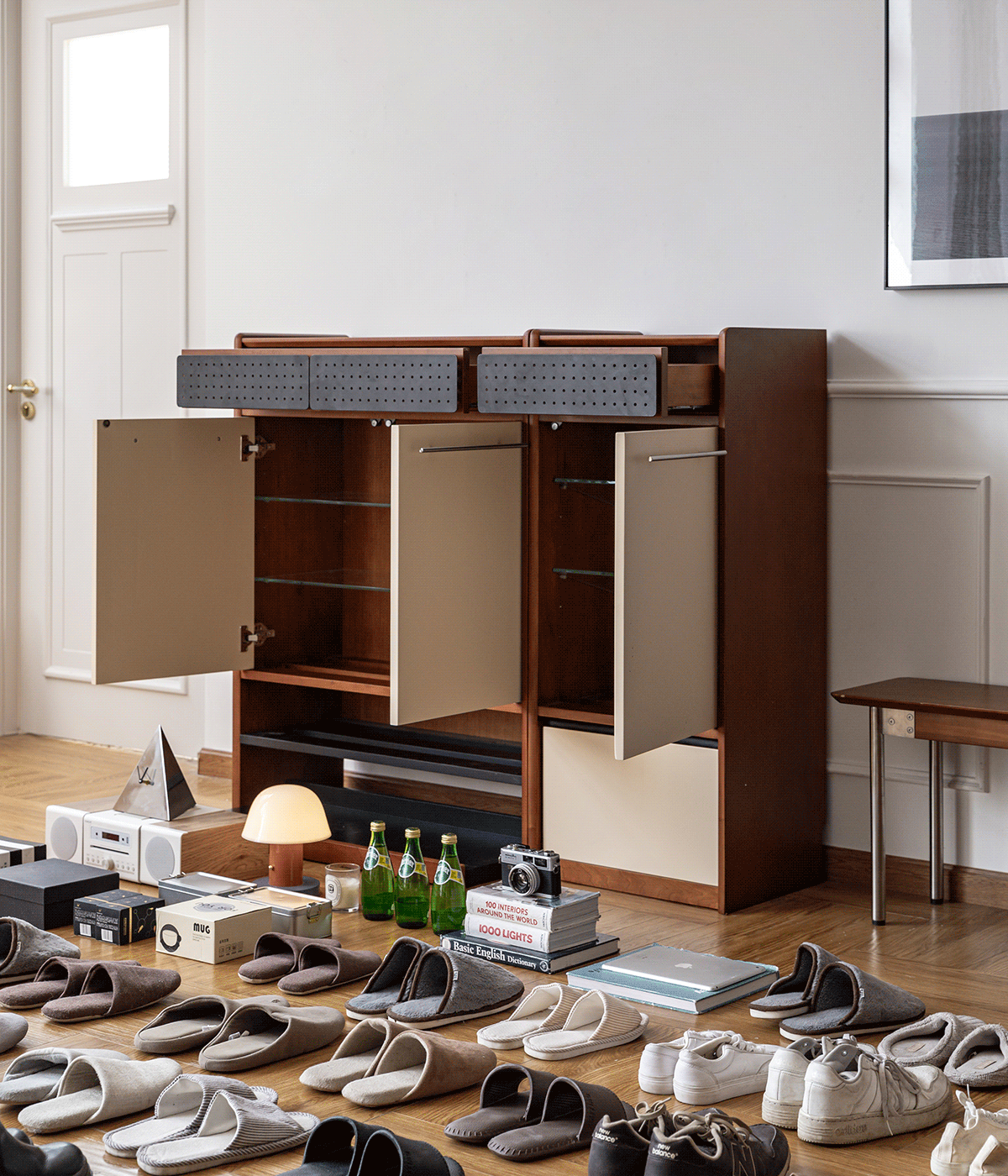Bauhaus Boxwood Modular Shoe Cabinet MIES More Details and Instruction_2