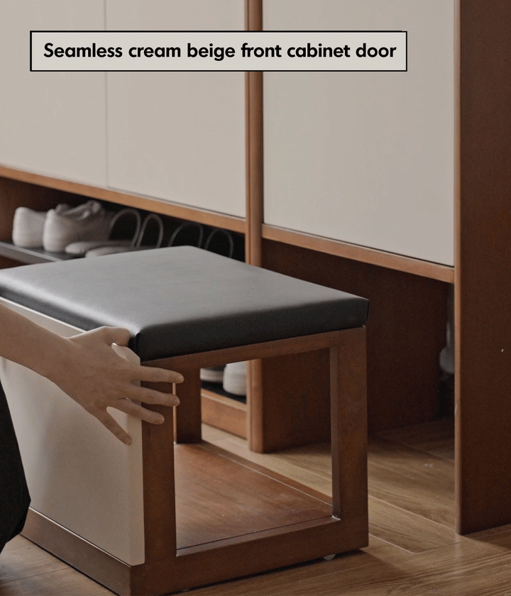 Vintage Boxwood Modular Shoe Cabinet MIES