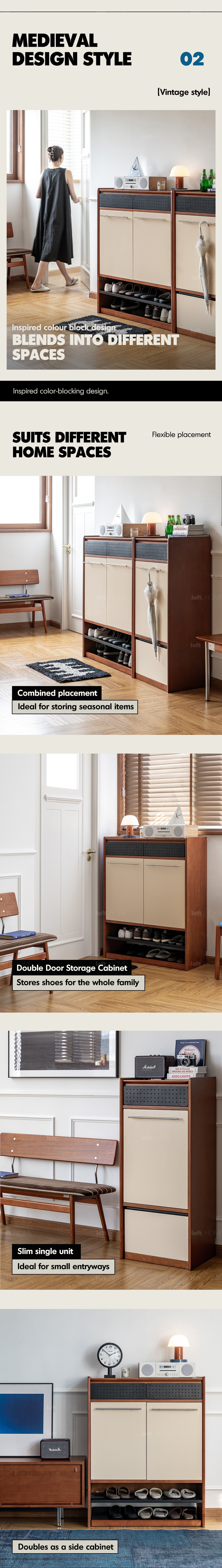 Bauhaus Boxwood Modular Shoe Cabinet MIES More Details and Instruction_7