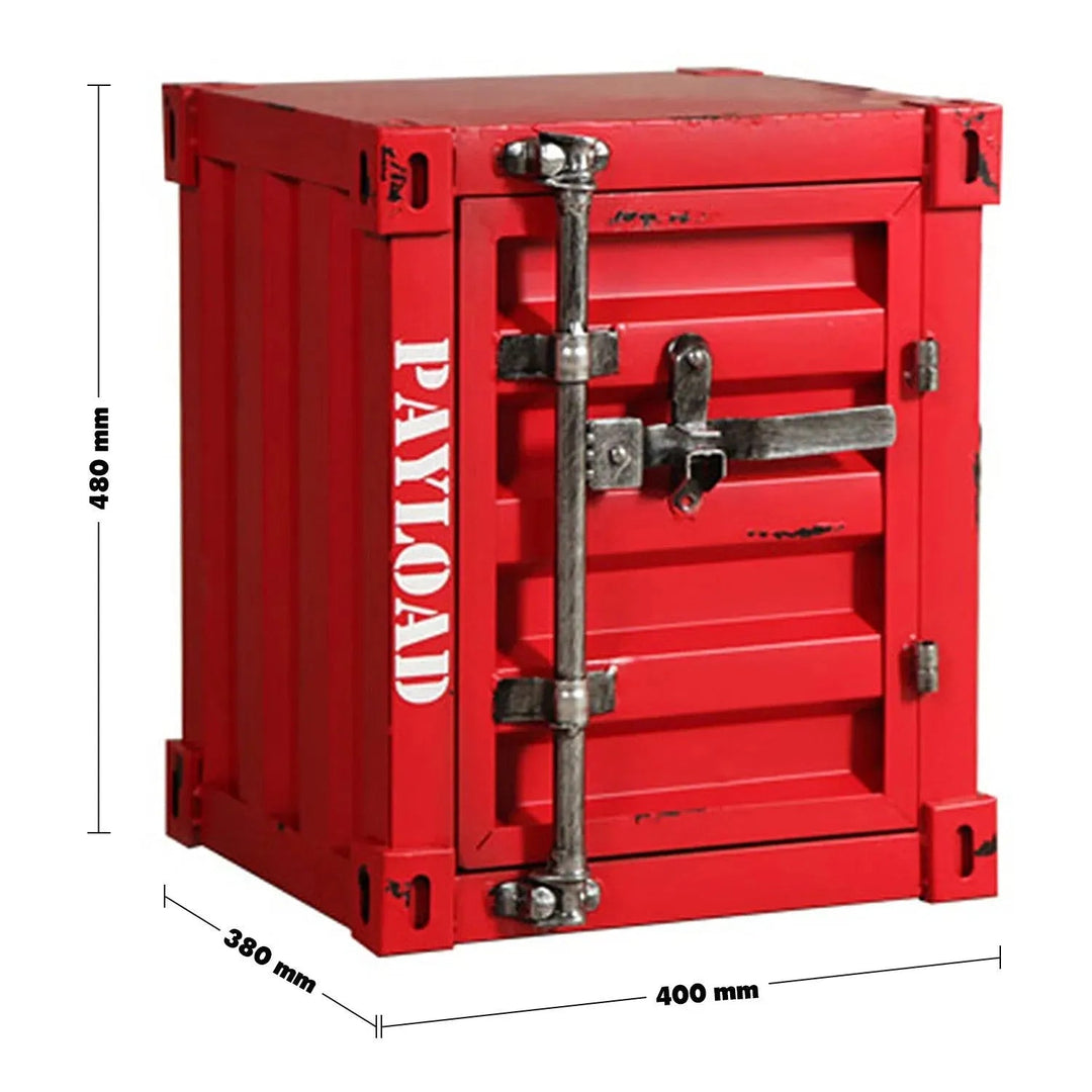 Industrial Steel Side Table CONTAINER