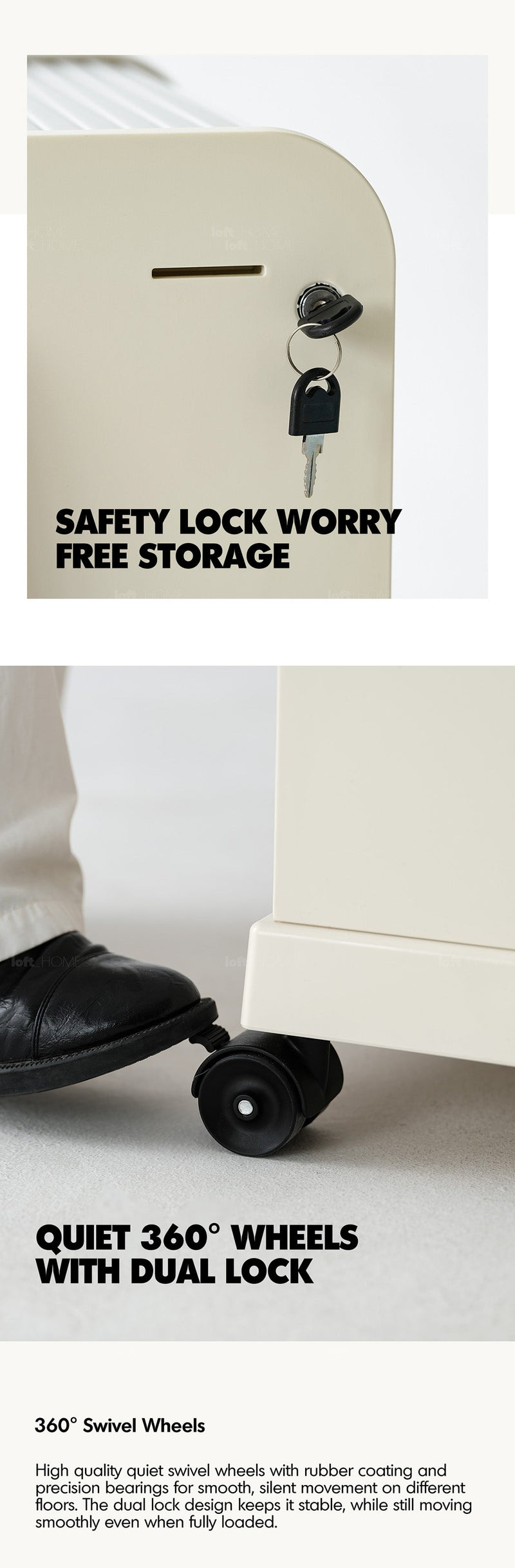 more product details and feature of Bauhaus Plastic Removable Side Table FOLLOW ME