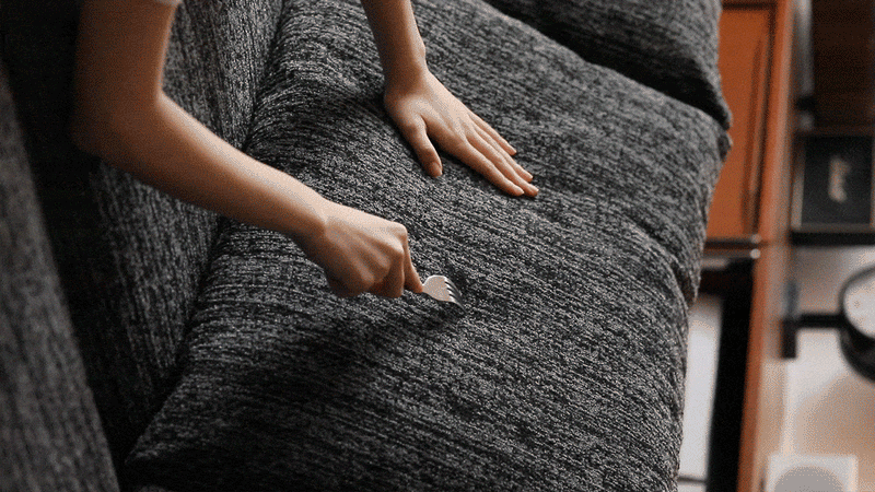 Bauhaus Boucle Fabric 3 Seater Sofa SONG More Details and Instruction_3