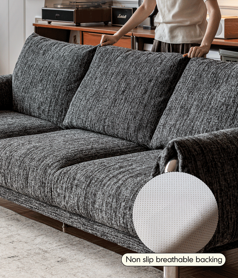 Bauhaus Boucle Fabric 3 Seater Sofa SONG More Details and Instruction_7