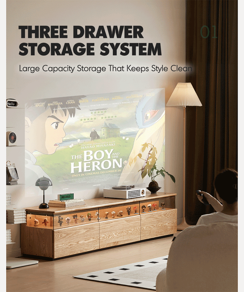 more product details and feature of Scandinavian Ash Wood TV Console CURATE