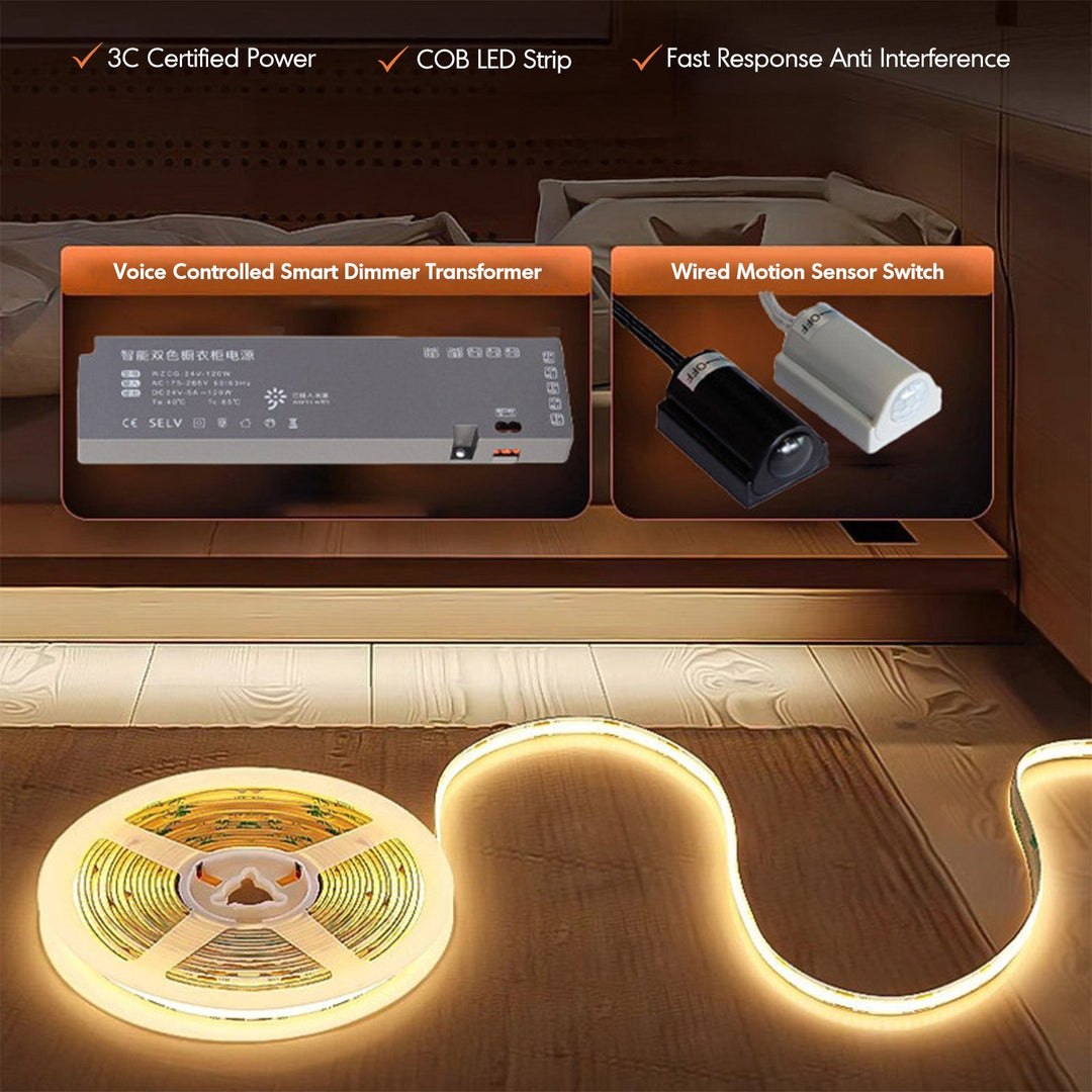 Under Bed Motion Sensor LED Light Strip