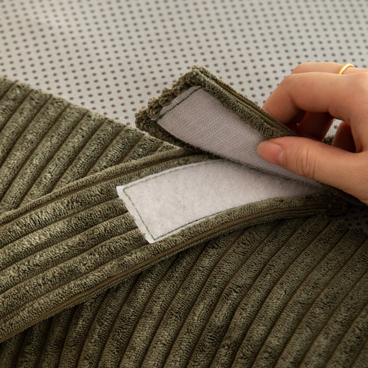 Universal Corduroy Velvet Fabric Bed Head Cushion