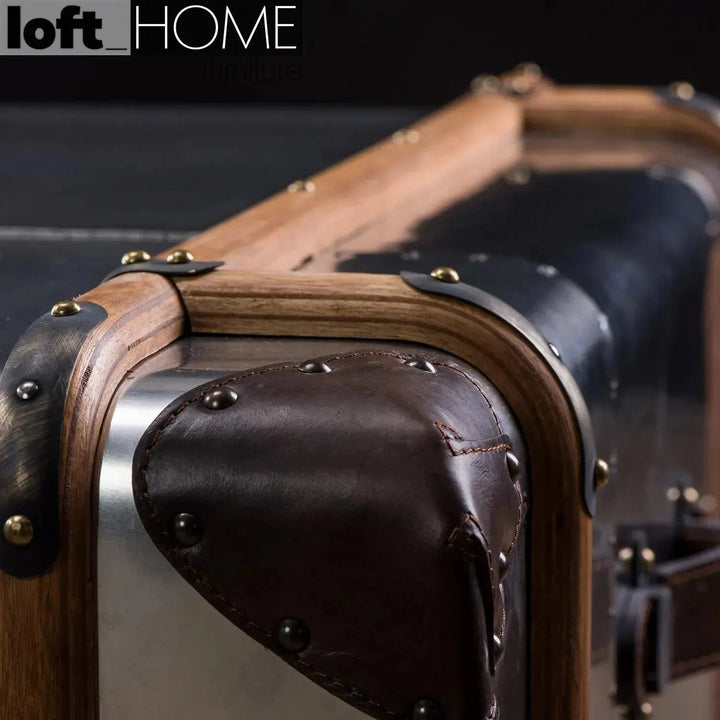 Industrial Aluminium Coffee Table TURBOJET