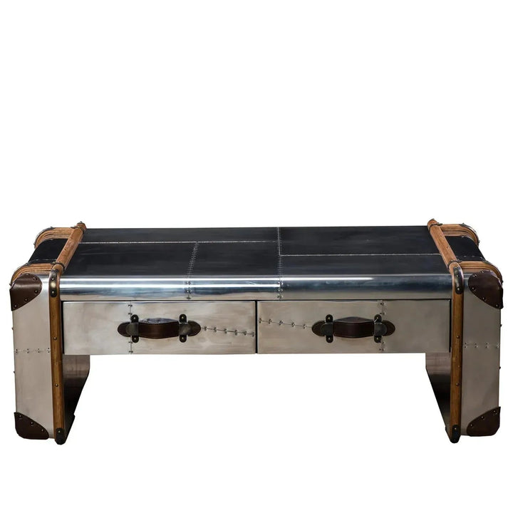 Industrial Aluminium Coffee Table TURBOJET