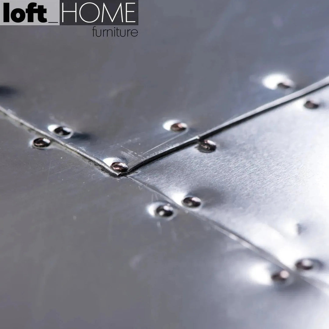 Industrial Aluminium Coffee Table TURBOJET