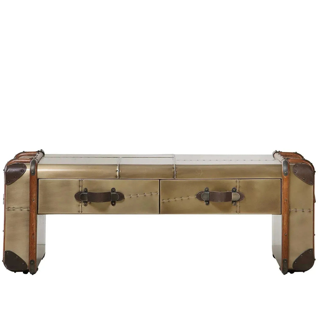 Industrial aluminium coffee table turbojet environmental situation.