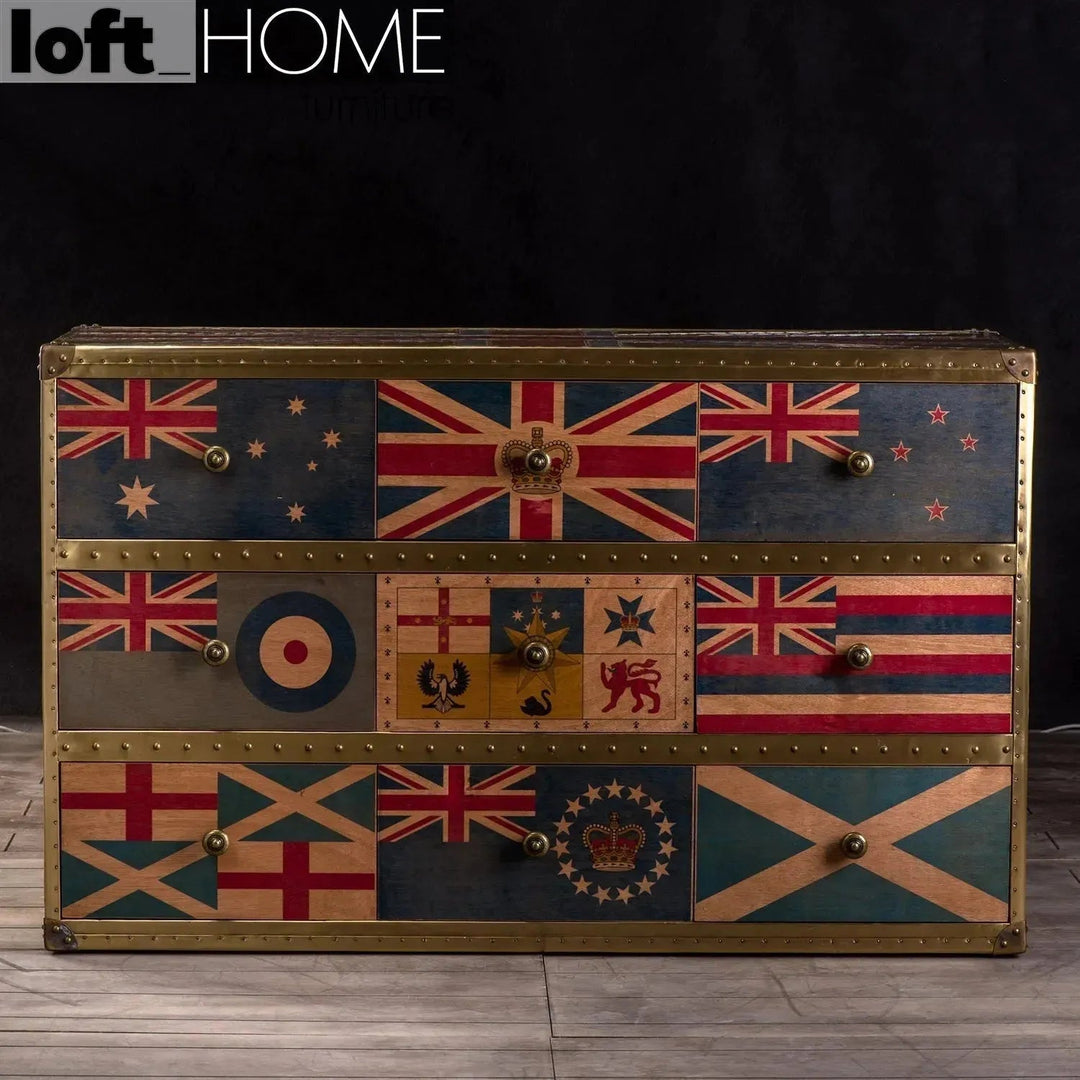 Industrial Aluminium Drawer Cabinet JET UK FLAG