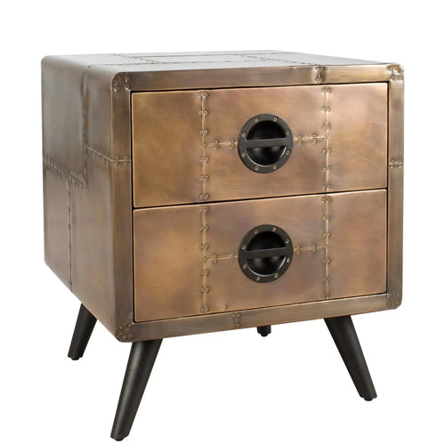 Industrial Aluminium Side Table JETBRASS Good to Know Preview-1