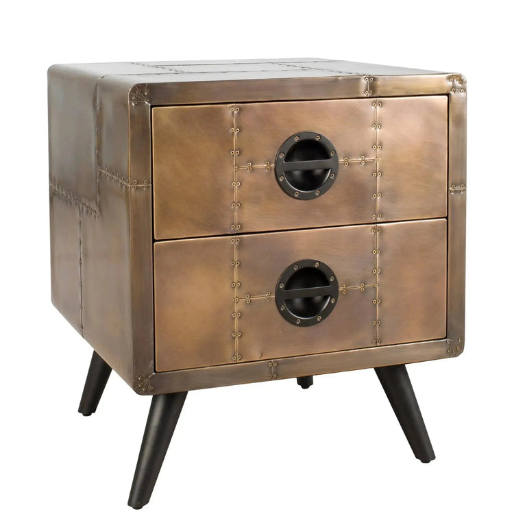Industrial Aluminium Side Table JETBRASS Good to Know Preview-1