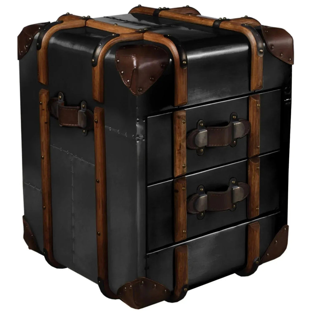 Industrial Aluminium Side Table RICHARDS' TRUNK