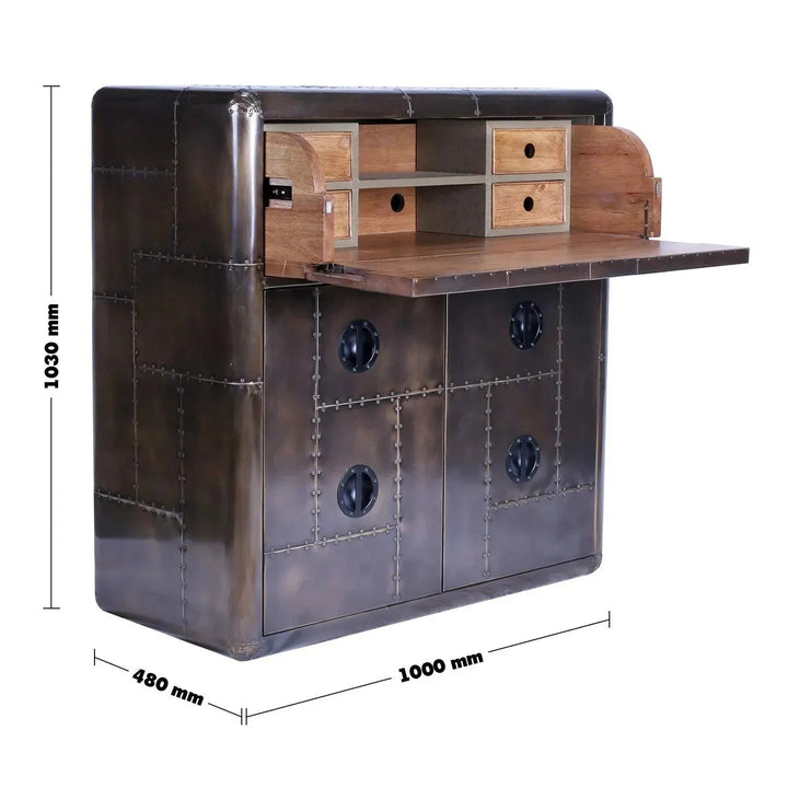 Industrial Aluminium Storage Cabinet And Study Desk JETBRASS