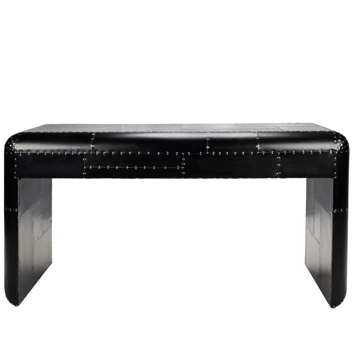 Industrial aluminium study table aircraft brass situational feels.
