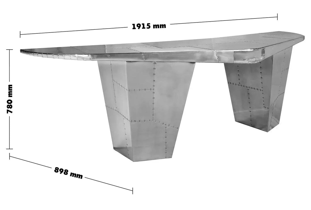 Industrial Aluminium Study Table AIRCRAFT