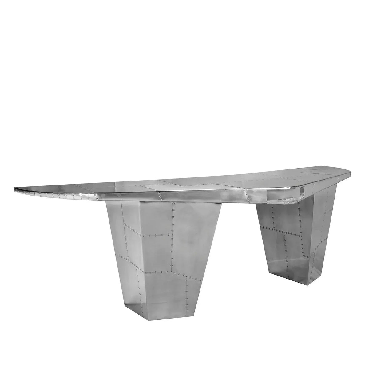 Industrial aluminium study table aircraft material variants.