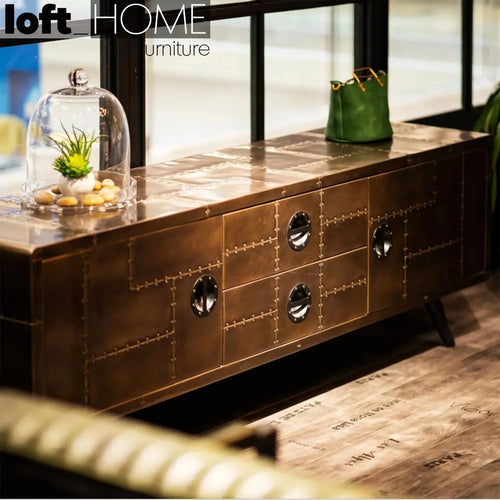 Industrial Aluminium TV Console JETBRASS Good to Know Preview-1