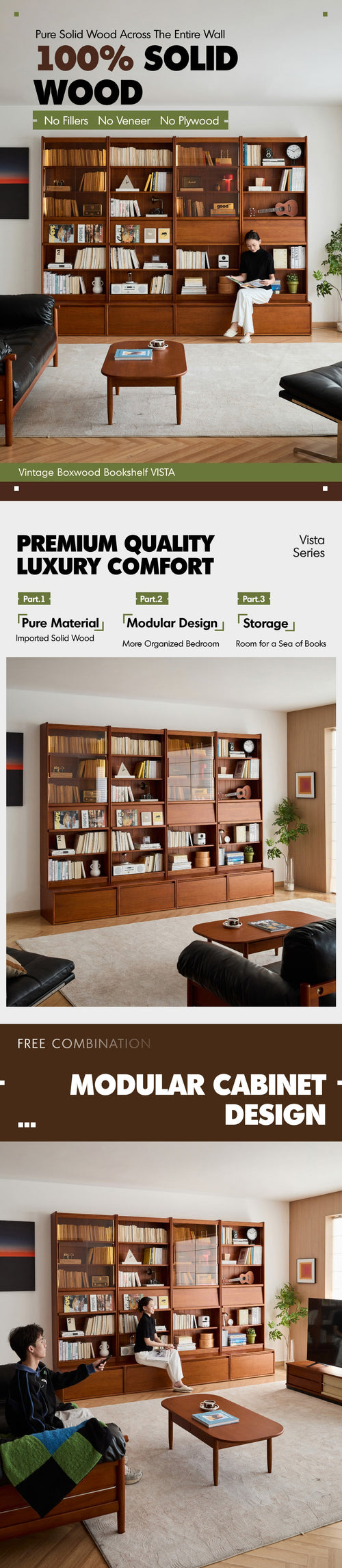 Vintage Boxwood Bookshelf VISTA Good to Know Preview-1