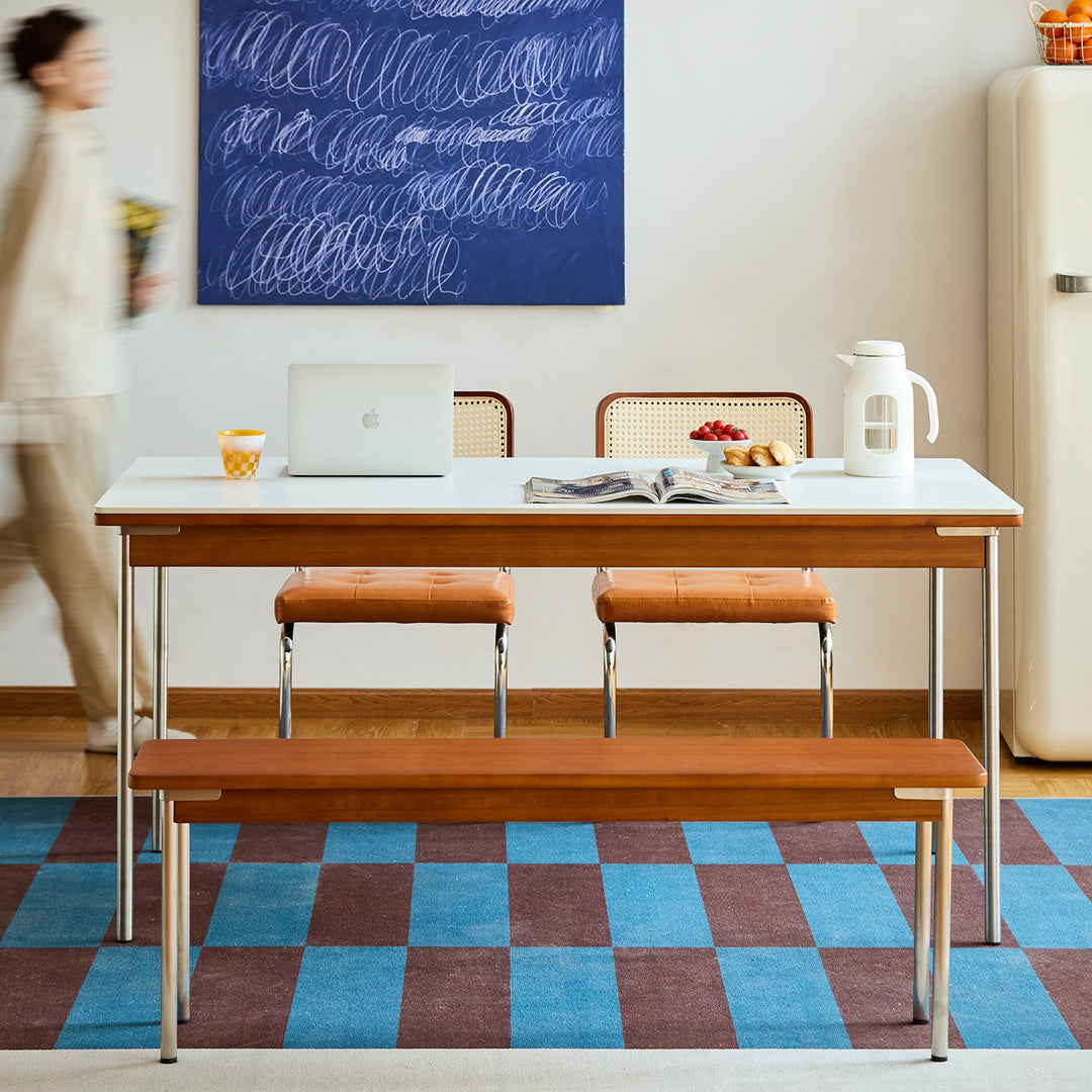 Bauhaus boxwood dining bench pinecone size charts.