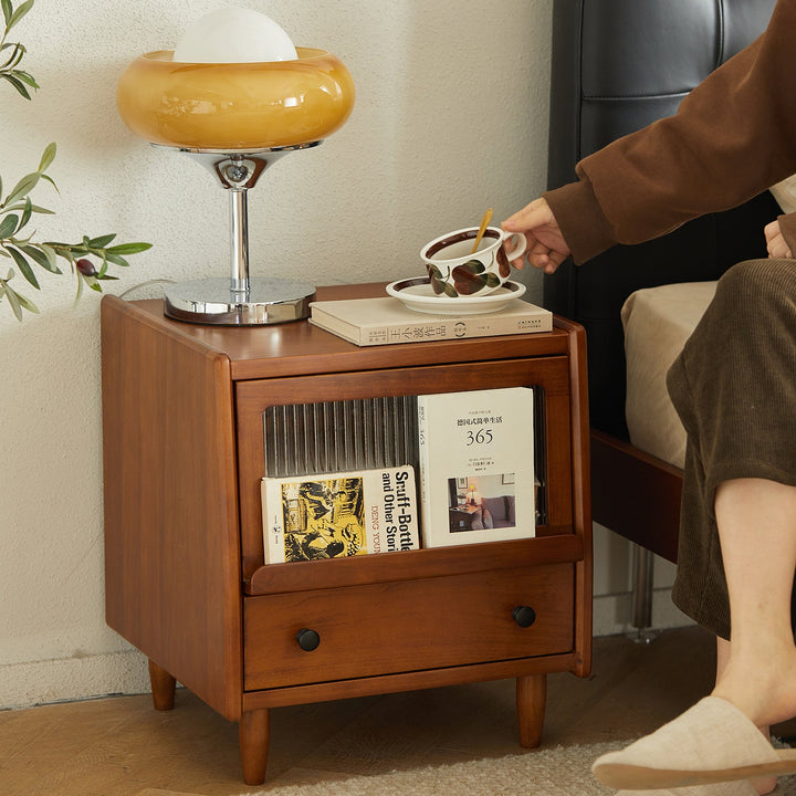 Vintage boxwood side table cuckoo primary product view.