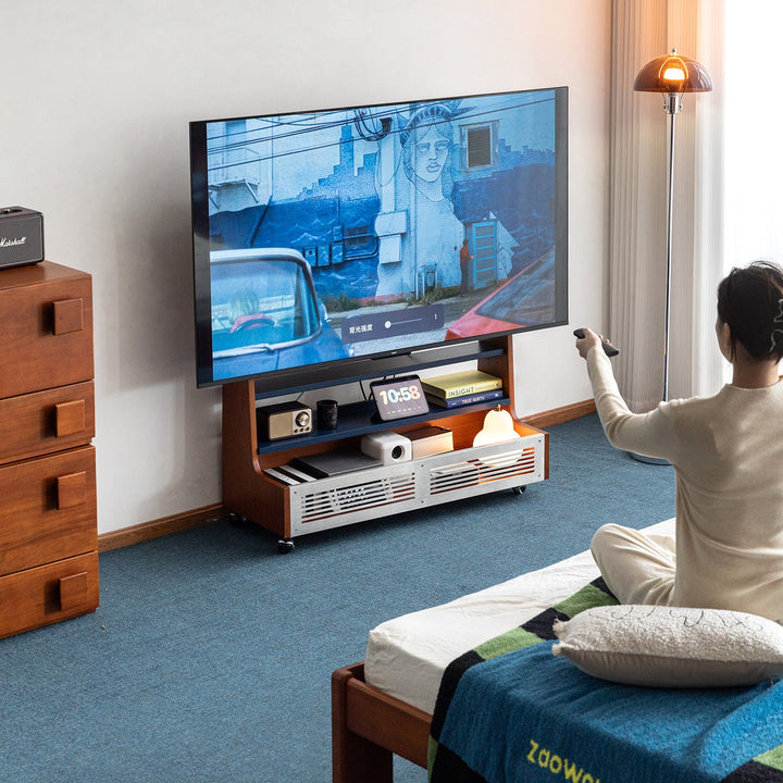 Bauhaus boxwood tv hanger mies primary product view.
