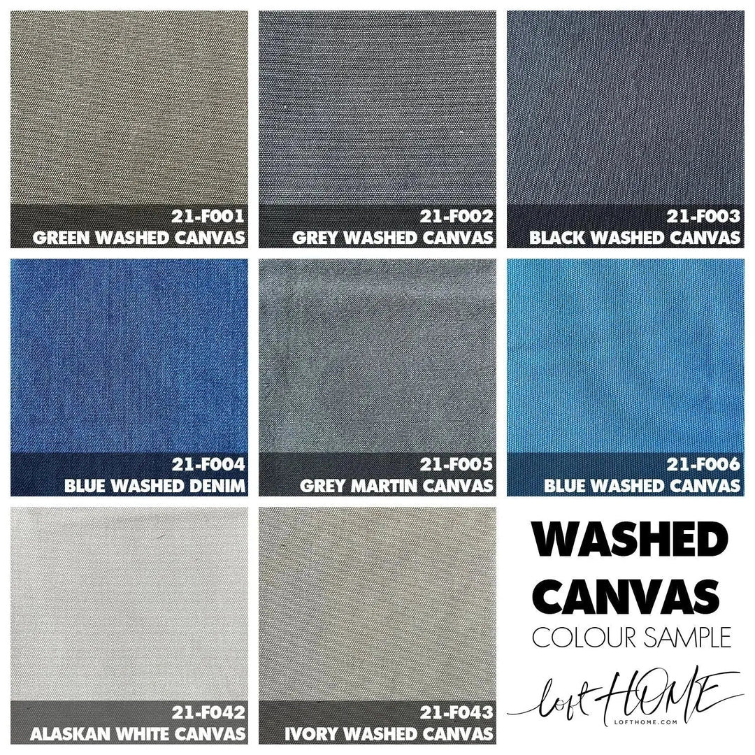 Vintage Canvas 1 Seater Sofa MARTIN