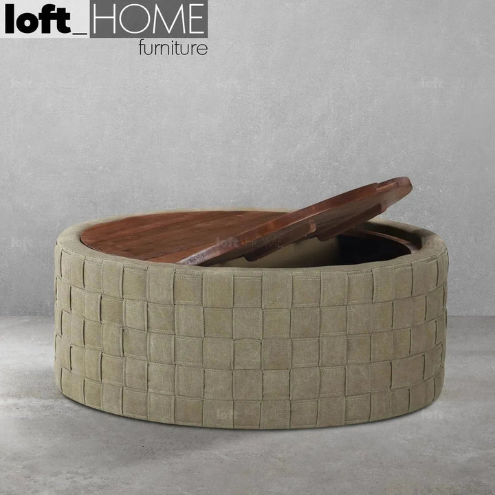 Vintage Canvas Coffee Table COVE