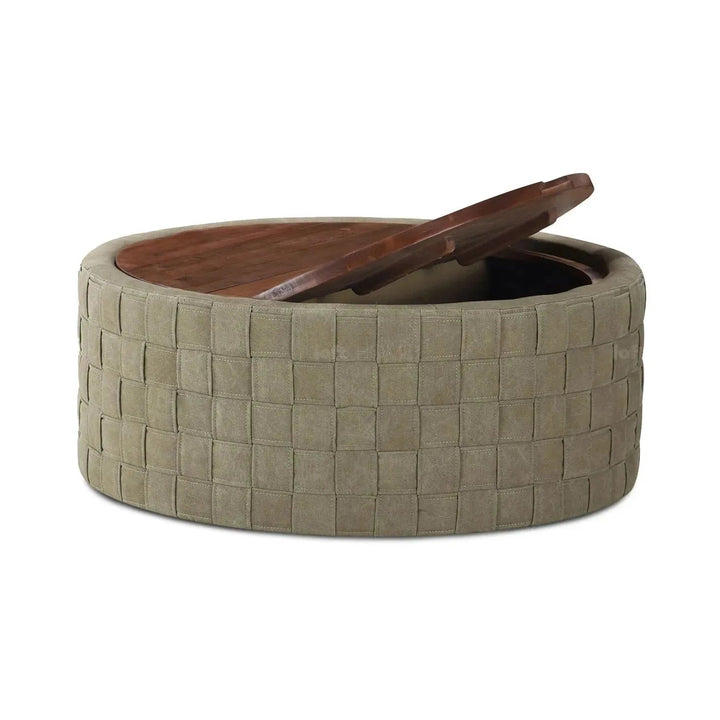 Vintage Canvas Coffee Table COVE