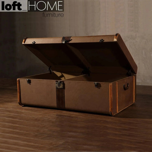Vintage Canvas Coffee Table Storage Box RICHARDS' TRUNK CANVAS Good to Know Preview-1