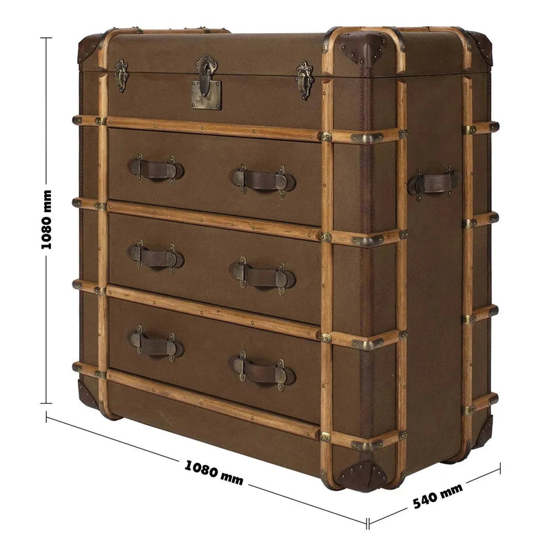 Industrial canvas drawer cabinet richards' trunk size charts.