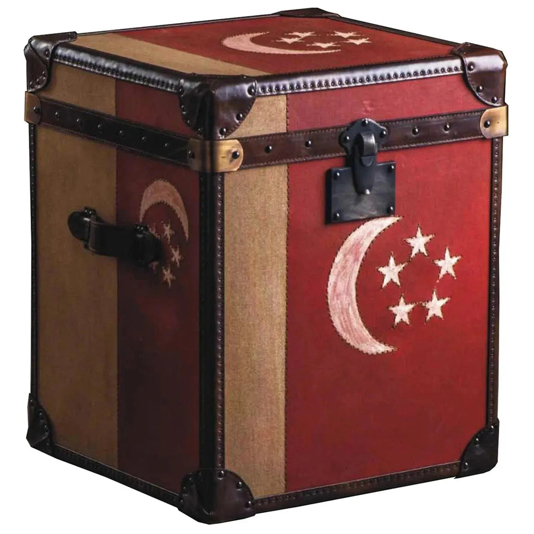 Vintage Canvas Side Table SINGAPORE