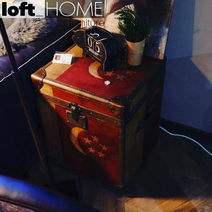 Vintage Canvas Side Table SINGAPORE