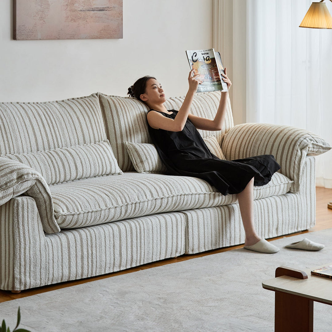 Bauhaus chenille velvet fabric 4 seater sofa koala size charts.
