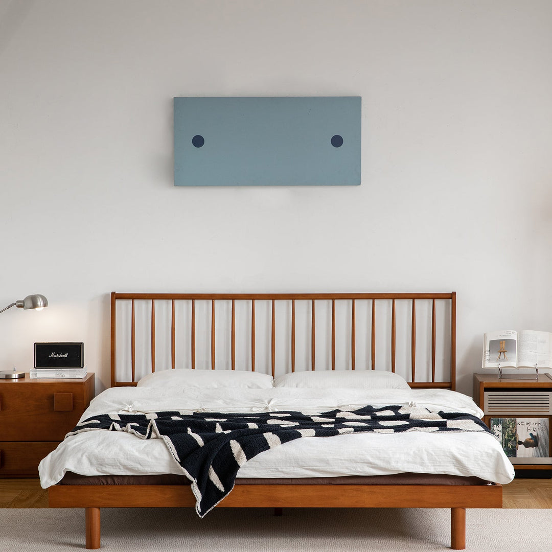 Vintage chenille velvet fabric boxwood bed milk in close up details.