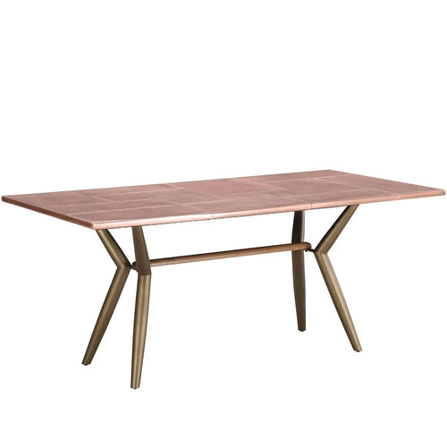 Industrial Copper Dining Table LUCIEN ROSE Good to Know Preview-1