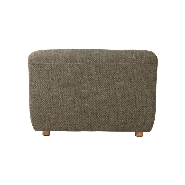 Scandinavian Fabric 1 Seater Sofa AKASHI