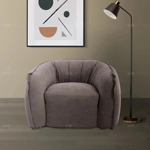 Vintage Fabric 1 Seater Sofa ARLO Good to Know Preview-1