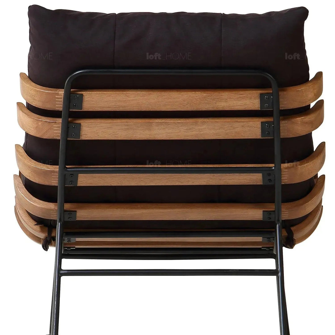 Industrial fabric 1 seater sofa marvella layered structure.