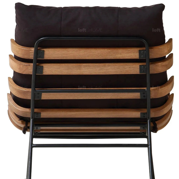 Industrial fabric 1 seater sofa marvella layered structure.
