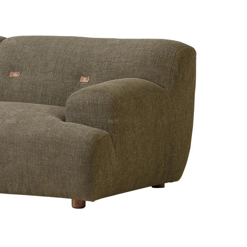 Scandinavian fabric 3 seater sofa akashi conceptual design.