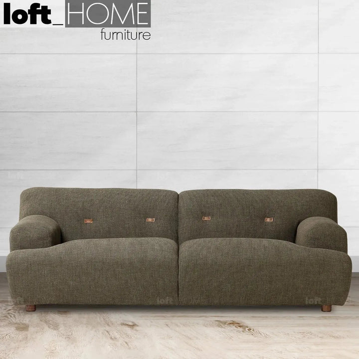 Scandinavian Fabric 3 Seater Sofa AKASHI