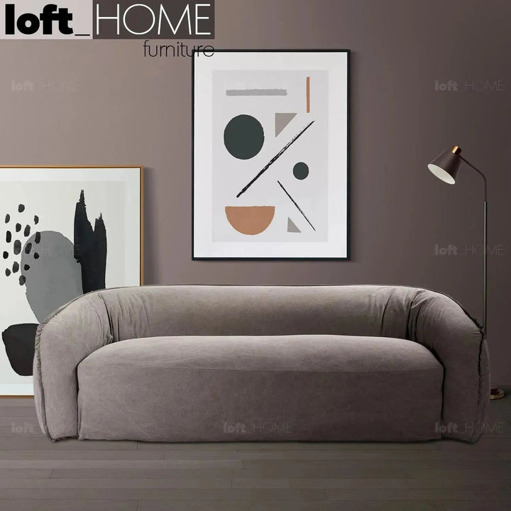 Vintage Fabric 3 Seater Sofa ARLO