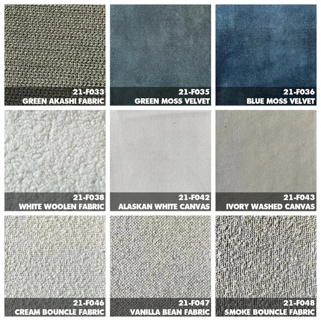 Vintage fabric 3 seater sofa graphite linen material variants.