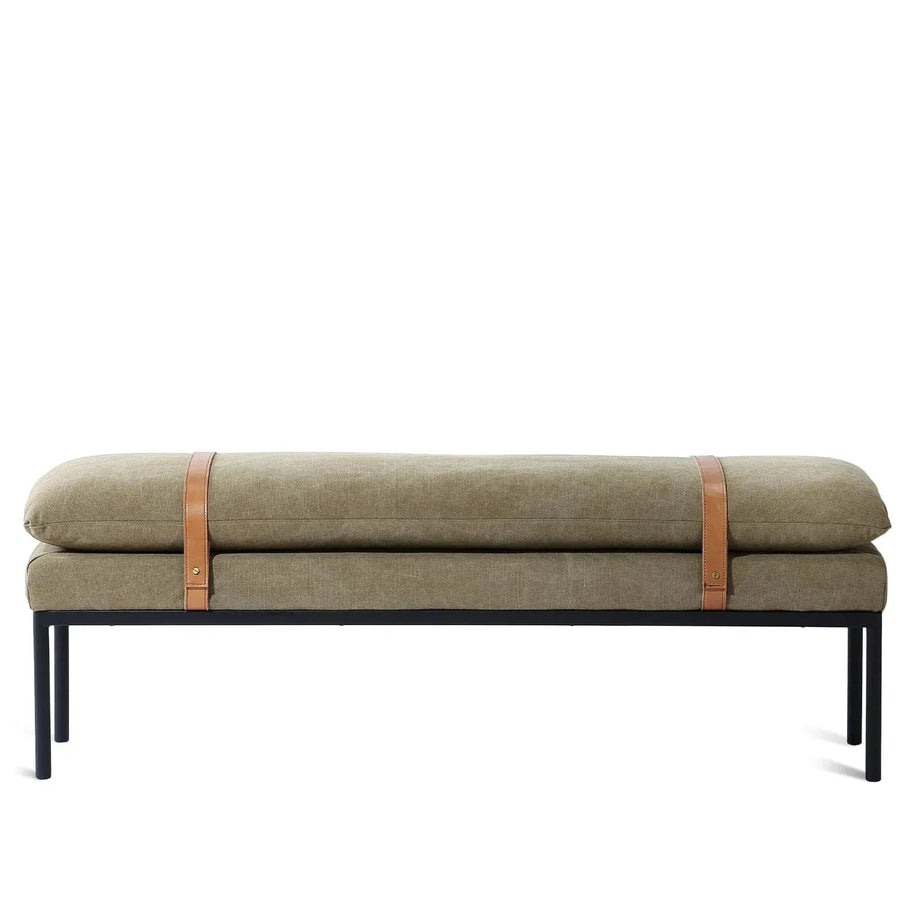 Vintage Fabric Bench HUNTER